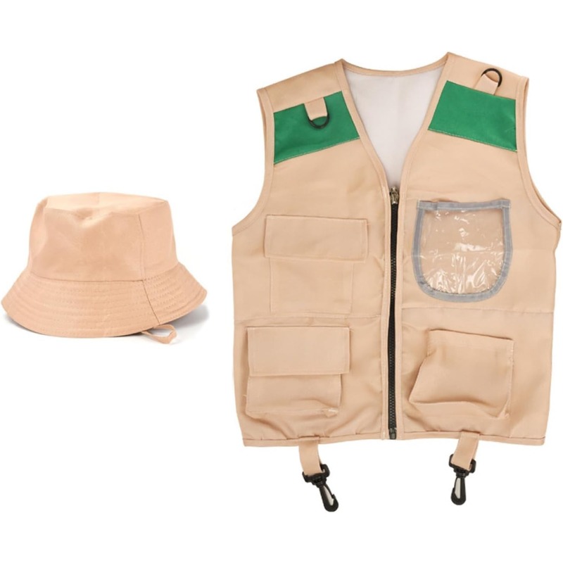 Safari Costume with Cargo Vest - Outdoor Adventure Girl review and price