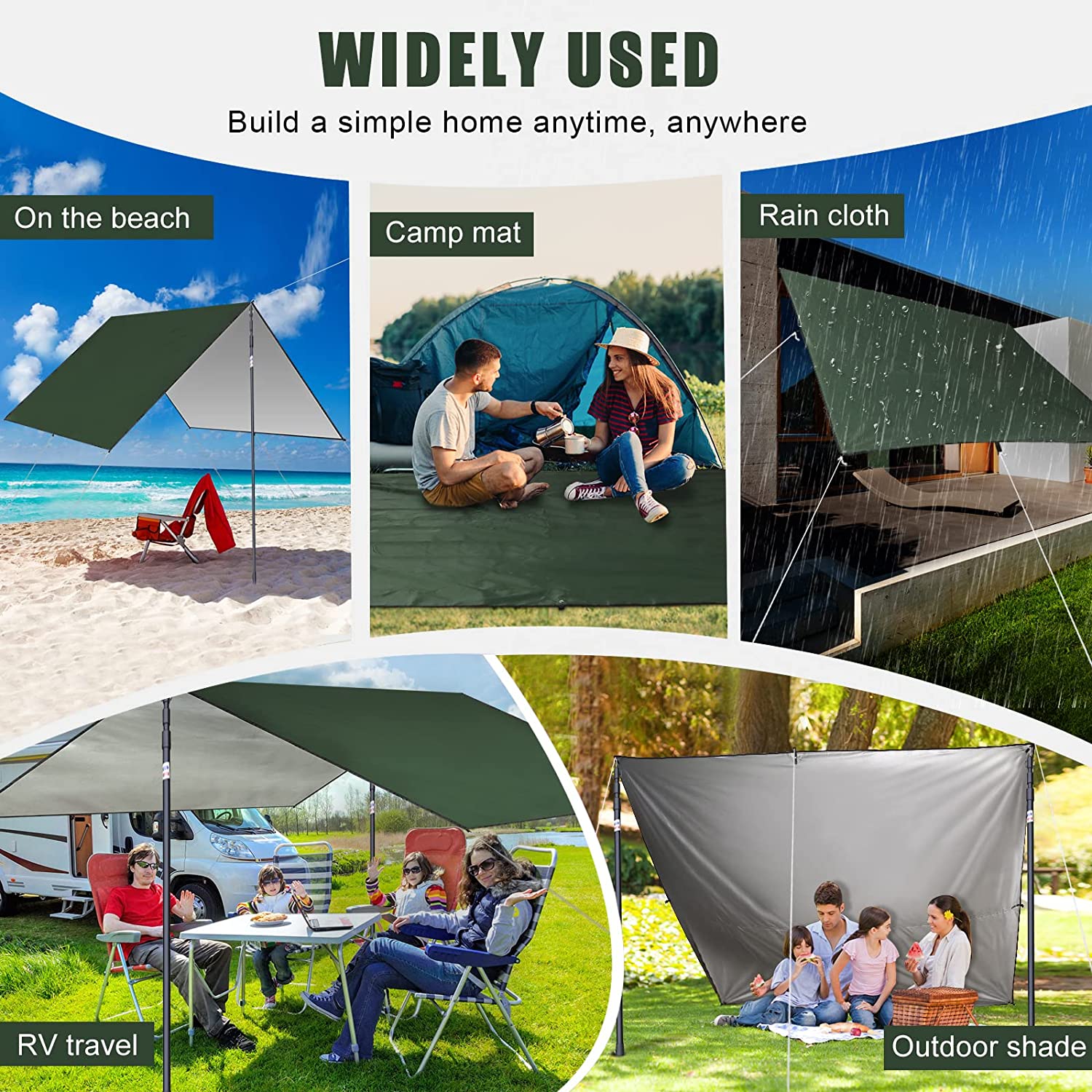 2026 Waterproof Camping Tarp,  - Hammock Rain Tarp review and price