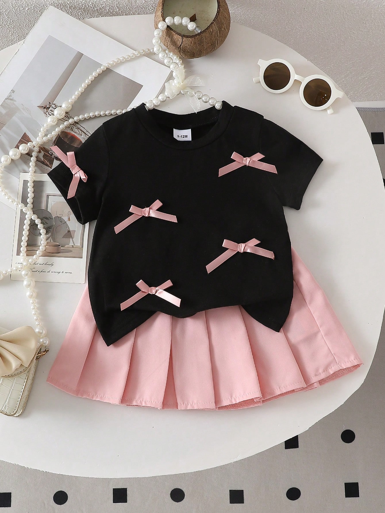 Two-piece baby girl 3D bow cas - Outdoor Adventure Girl review and price