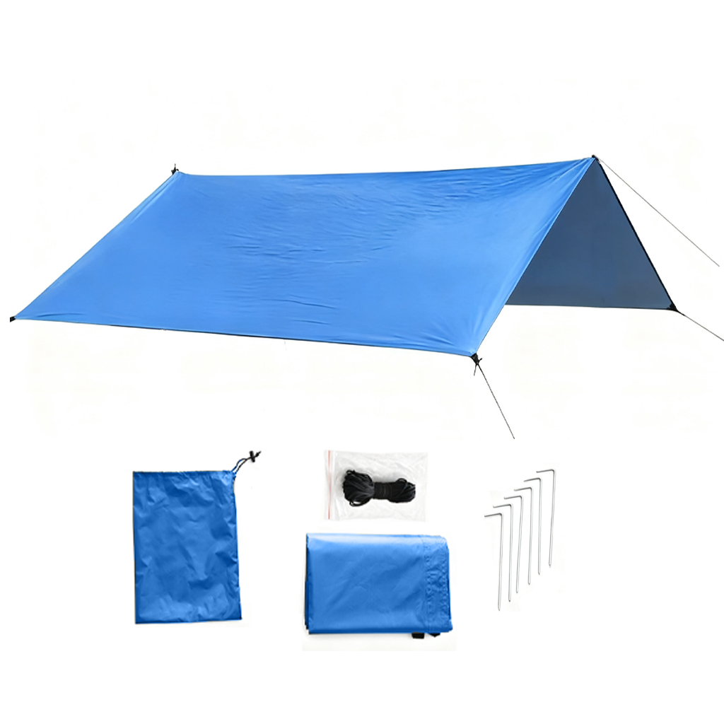 DANCHEL 3x3m Camping Tarp Wate - Hammock Rain Tarp review and price