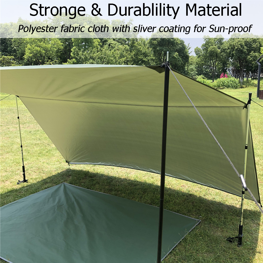 DANCHEL 3x3m Camping Tarp Wate - Hammock Rain Tarp review and price