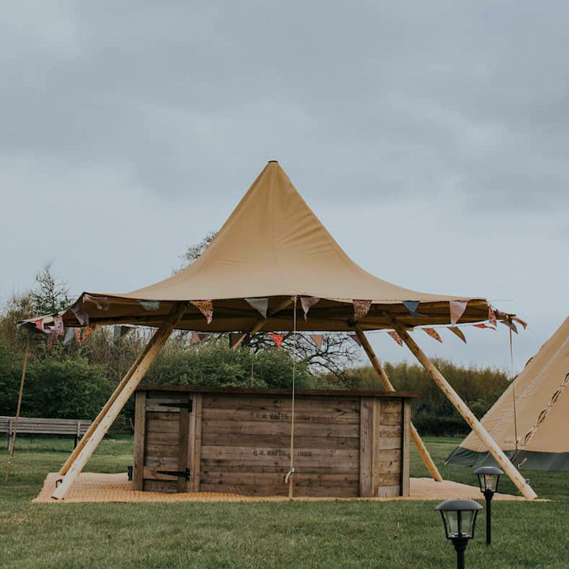 Double Layer Solid Wood Tent,  - Outdoor Adventure Resorts review and price
