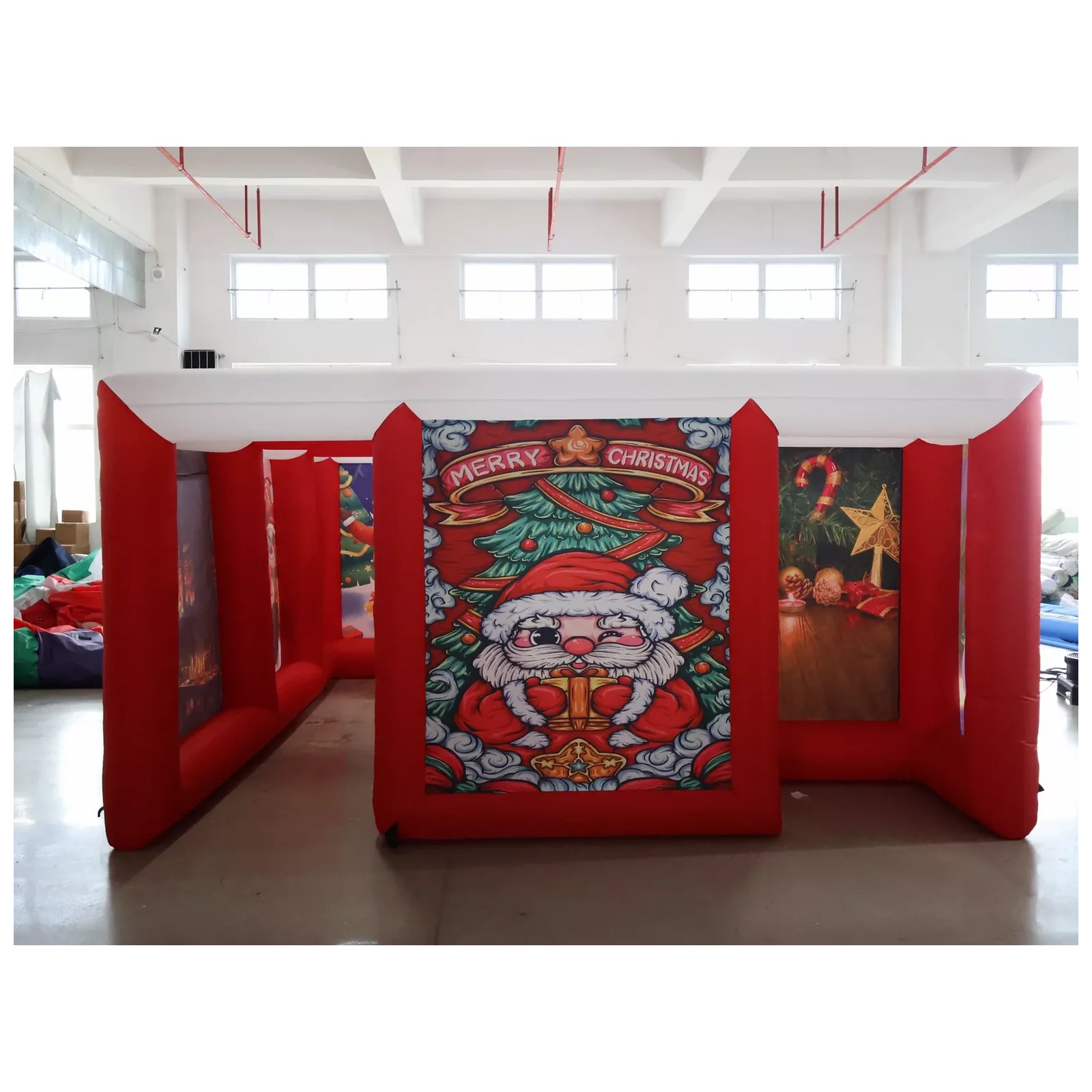 Outdoor Red Covered Inflatable - Outdoor Adventure Kids Party review and price