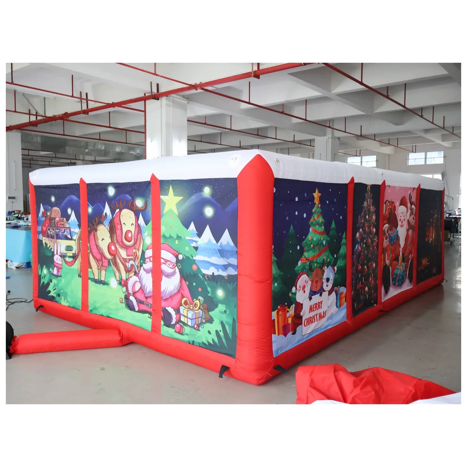 Outdoor Red Covered Inflatable - Outdoor Adventure Kids Party review and price