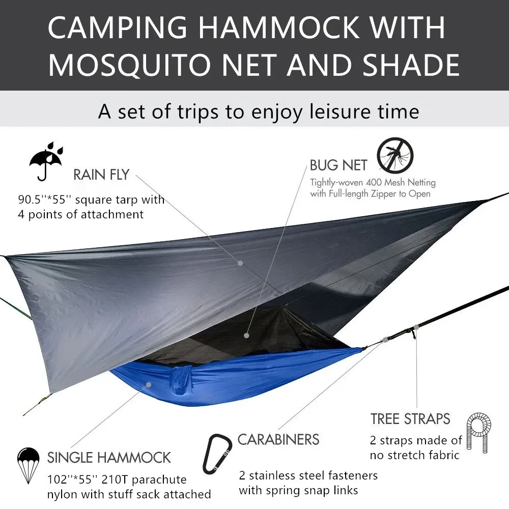 Lightweight Portable Camping H - Hammock Rain Tarp review and price