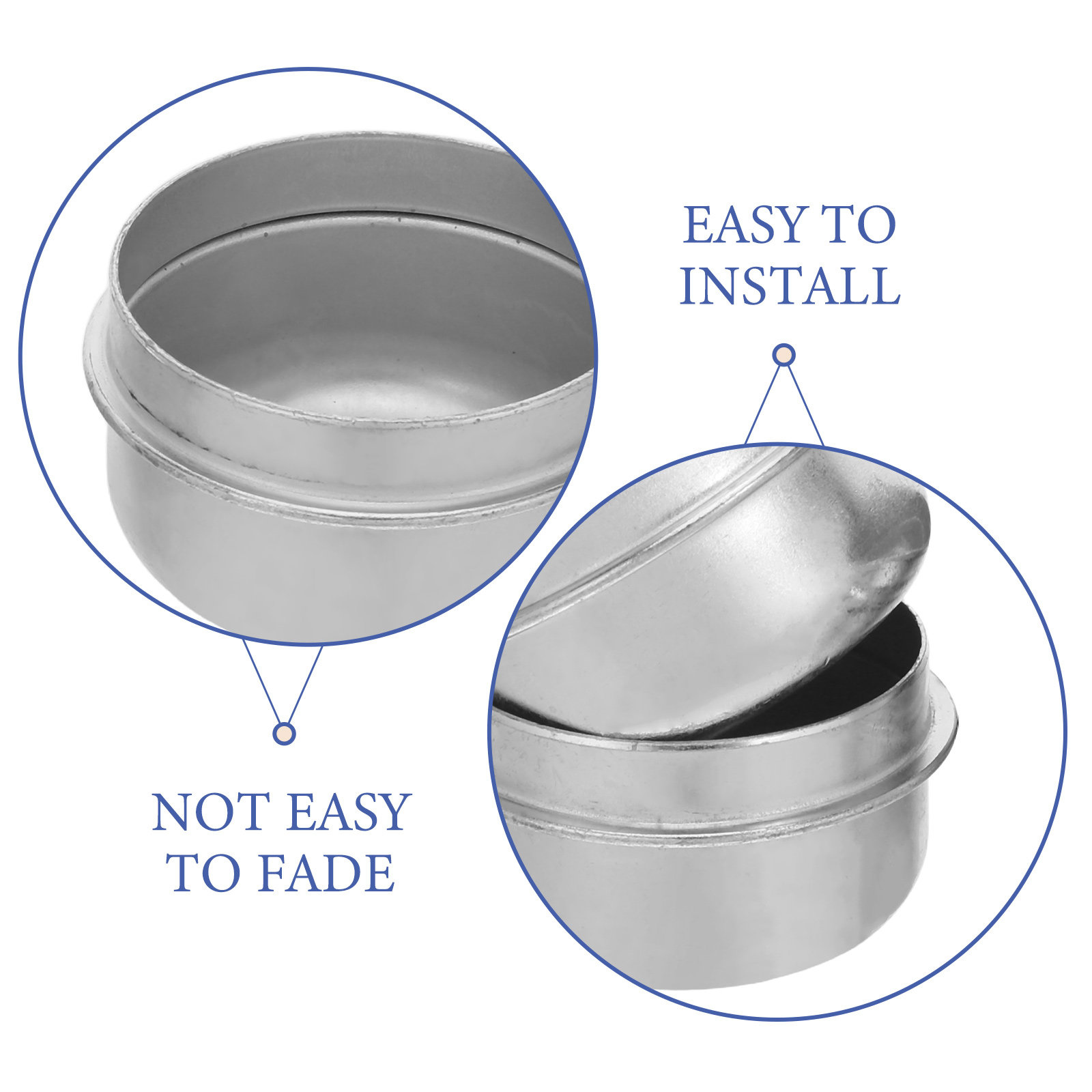 4Pcs Trailer Hub Dust Cap 50Mm - Outdoor Adventure Hub review and price